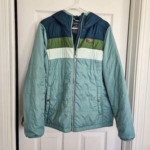 LL Bean Womens Mountain Classic Puffer Hooded Jacket